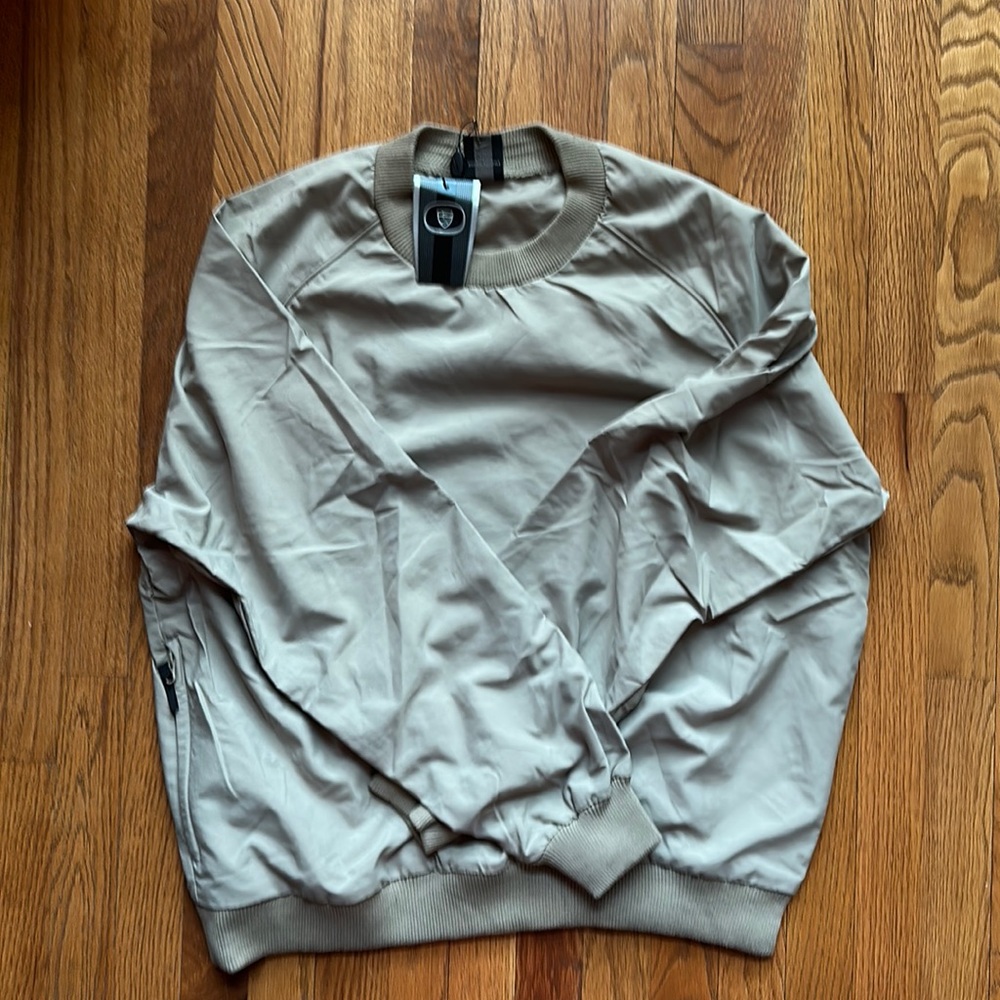 Nike Golf large pullover khaki in color nwt